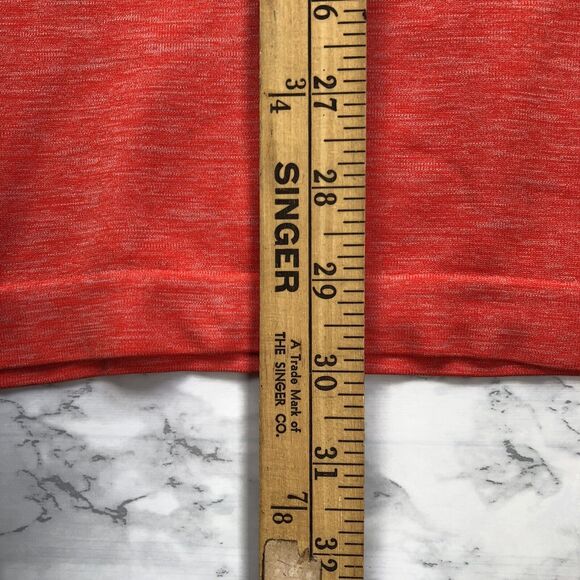 RHONE Men XL Short Sleeve Performance T Shirt Athletic Workout Neon Red Orange - Picture 8 of 12